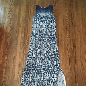 Thakoon Blue and White Maxi Dress